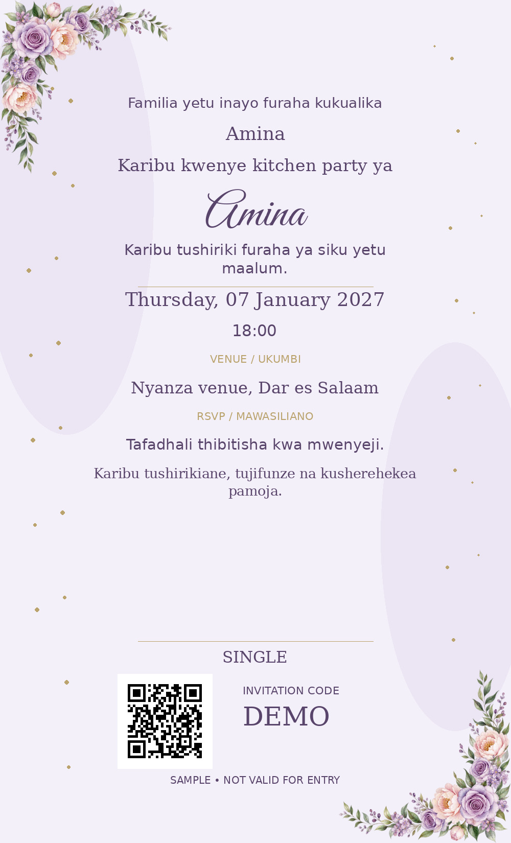 Kitchen Party · Lavender Gold