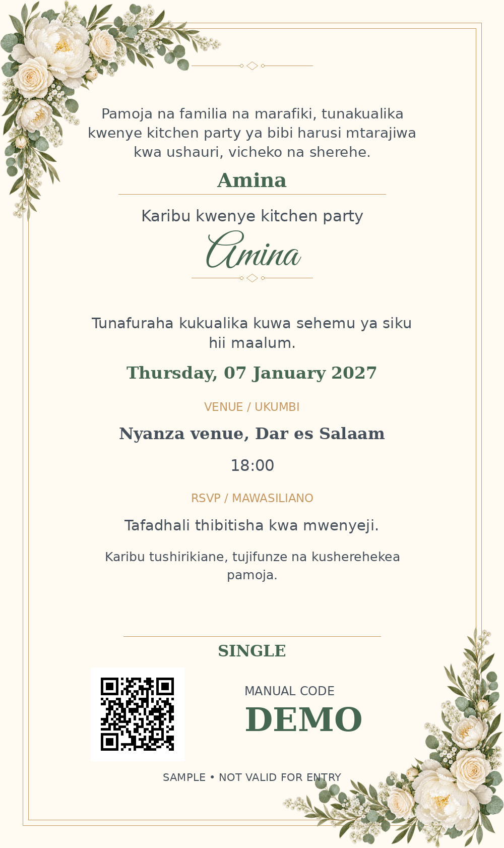Sage Celebration